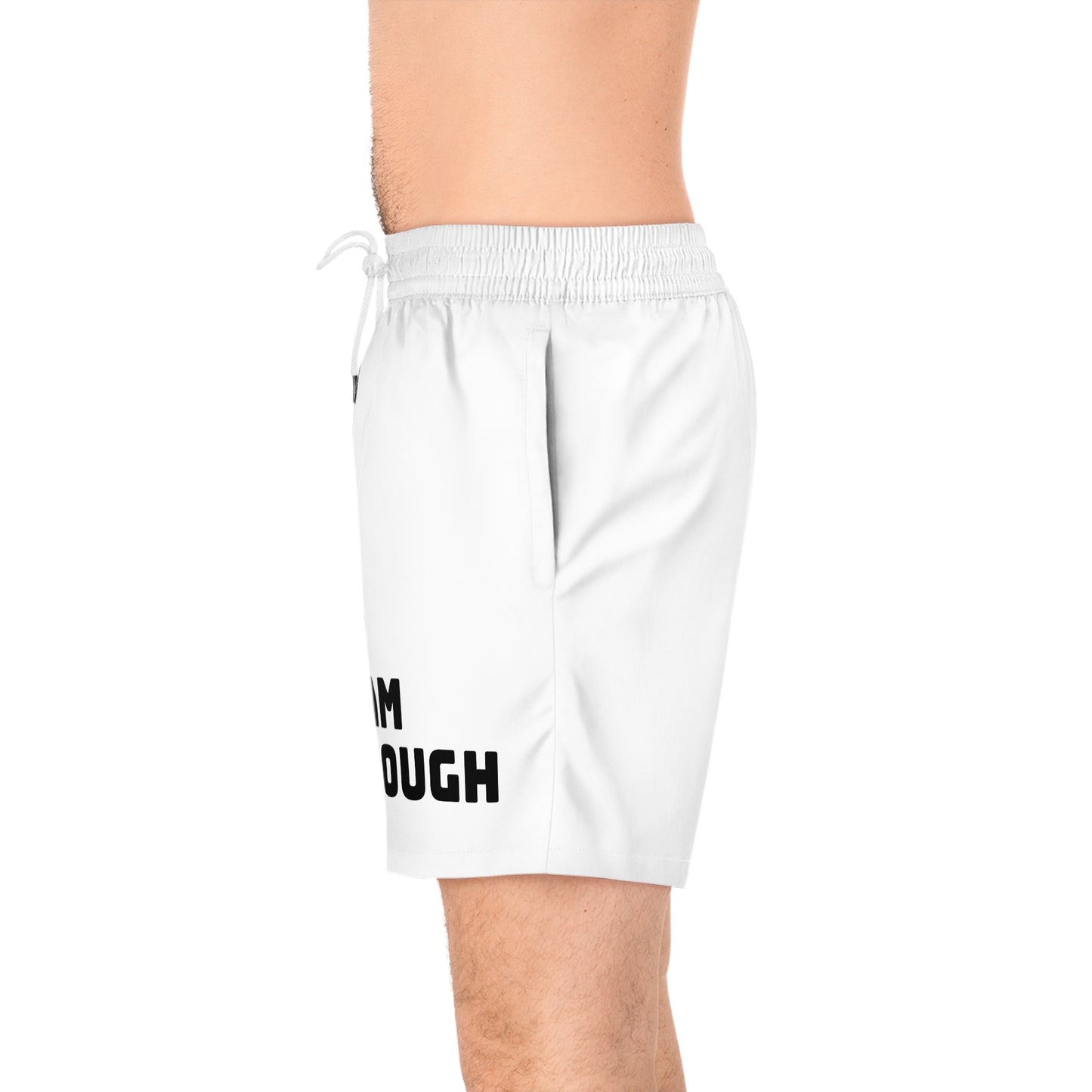 I AM ENOUGH Mid-Length Swim Shorts