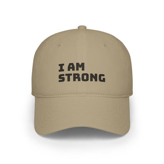 I AM STRONG Low Profile Baseball Cap